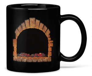 Fireplace Heat Changing Mug