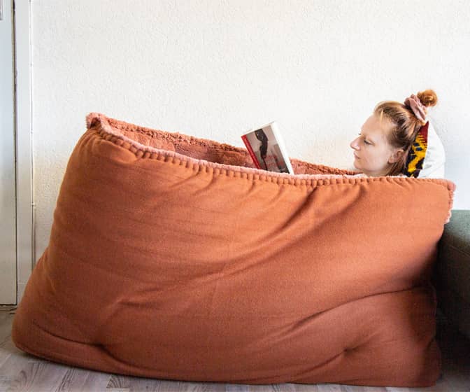Floof - Floor Cushion / Comfy Snuggle Cave For Humans
