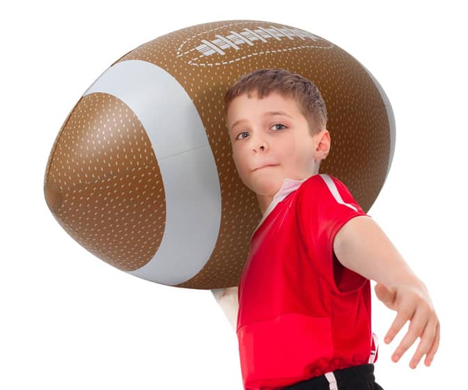 Giant 4-Ft Inflatable Football