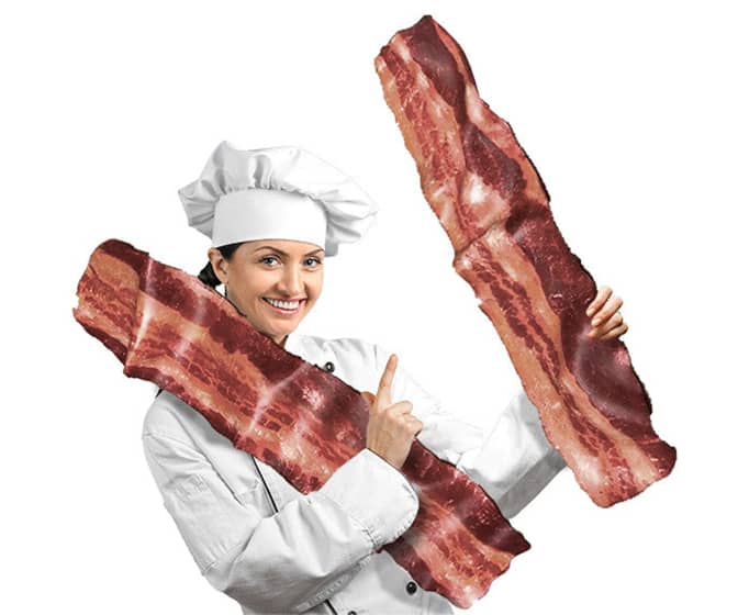 Giant Bacon Strips Wall Art