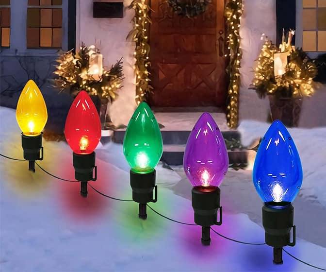 Giant Bulb Outdoor Christmas Lights