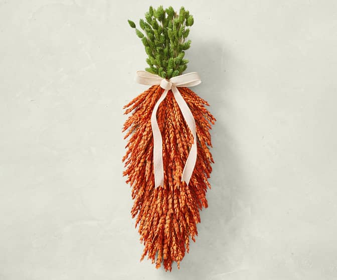 Giant Carrot Wreath