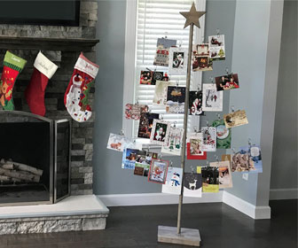 Giant Christmas Tree Card and Photo Holder