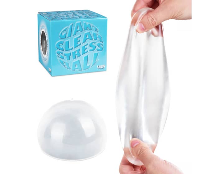 Giant Crystal Clear Stress Ball