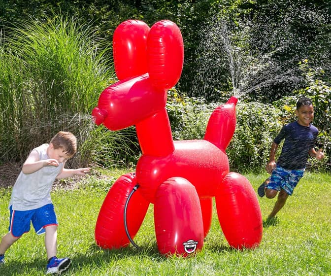 Giant Inflatable Balloon Dog Sprinkler - 6 Feet Tall