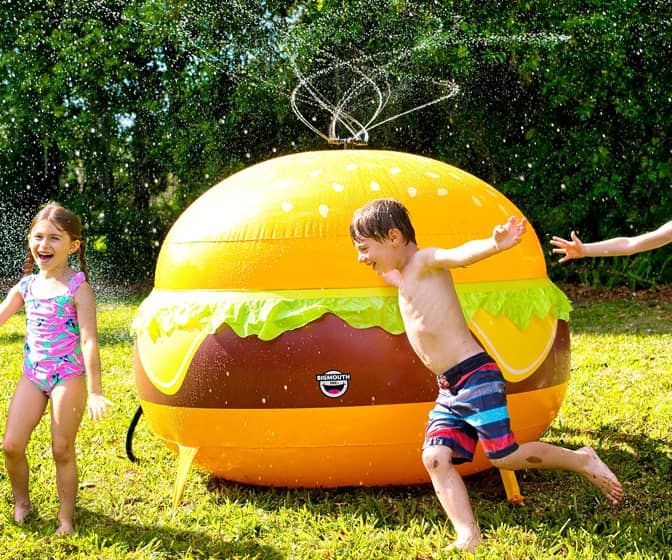 Giant Inflatable Cheeseburger Water Sprinkler