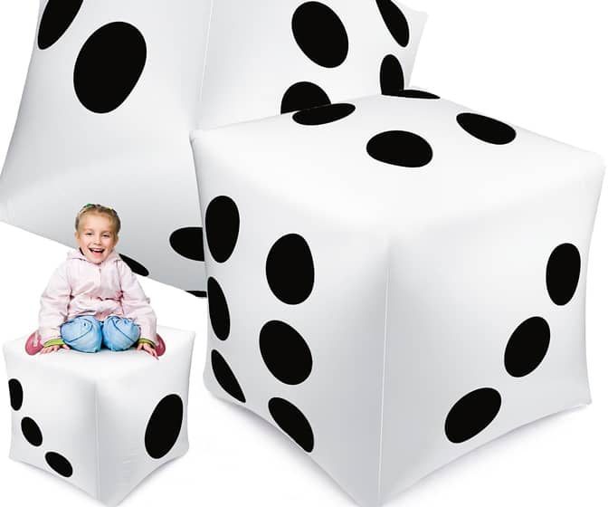 Giant Inflatable Dice - 40 Inches!
