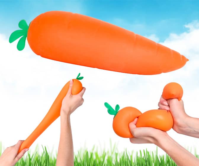 Giant Squishy Carrot Stress Ball