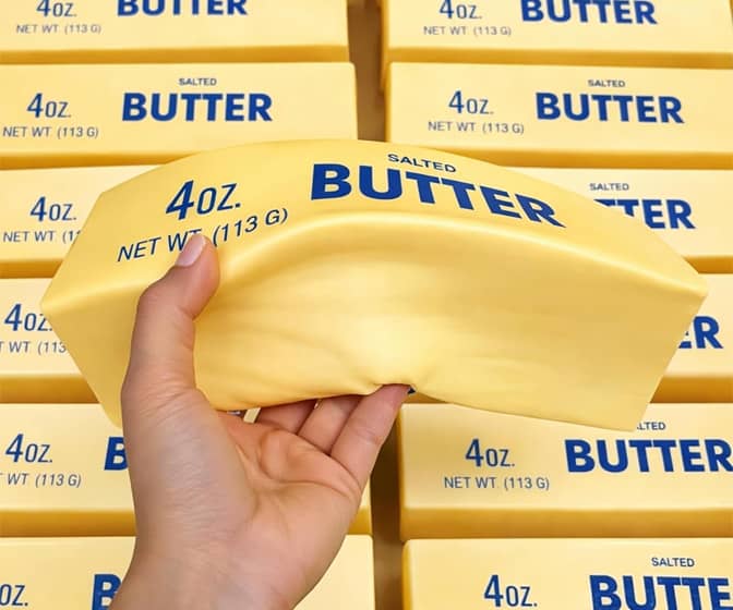 Giant Stick of Butter Squishy Stress Reliever