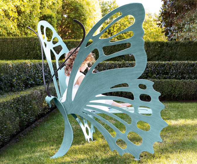 Gigantic Butterfly Bench / Sculpture