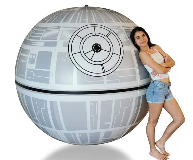 Gigantic Death Star Beach Ball - 6 Feet!