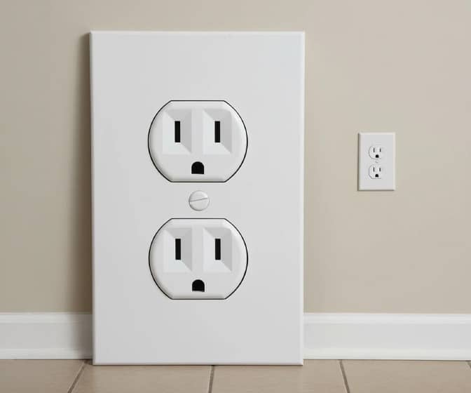 Gigantic Electrical Outlet