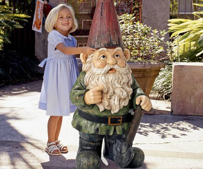 Gigantic Garden Gnome Statue