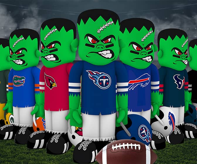 Gigantic Halloween Inflatable NFL Steinbacker