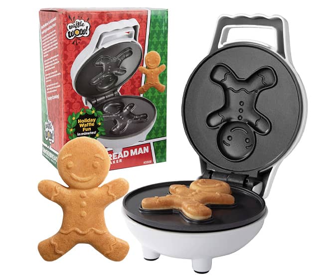 Gingerbread Man Mini Waffle Maker