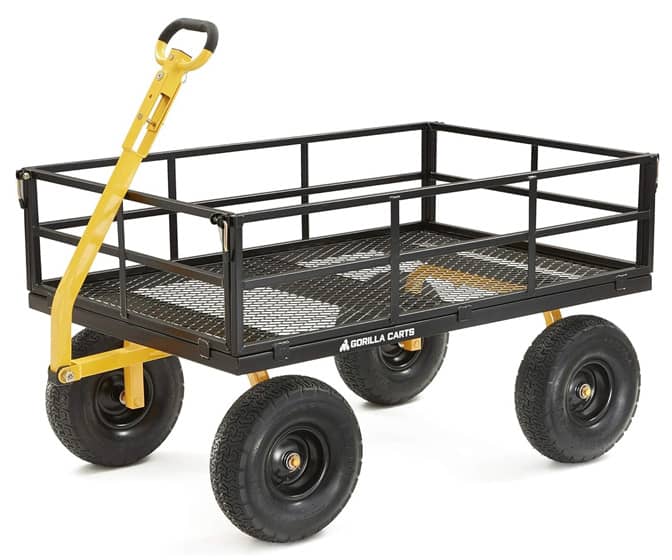 Gorilla Carts - Heavy-Duty 1,400 Pound Capacity Utility Cart