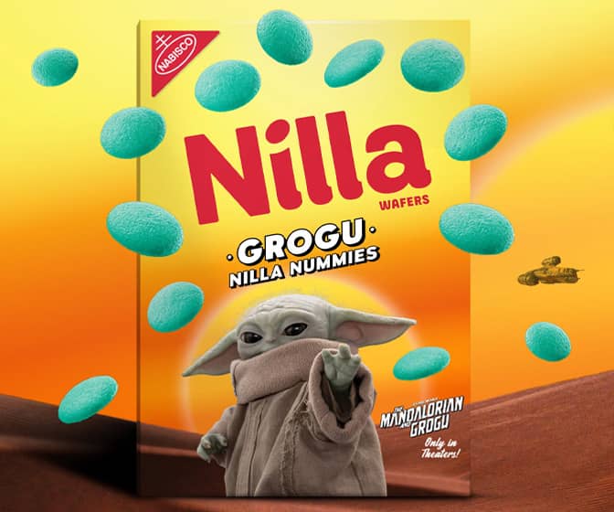 Grogu NILLA Nummies - Blue Vanilla Wafer Cookies