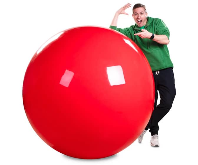 Gymnic MegaBall - Gigantic Multi-Functional Inflatable Ball