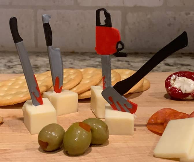 Halloween Party Bloody Murder Weapon Food Picks