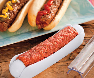 Ham Dogger - Makes Perfect Hot Dog Shaped Hamburger Patties