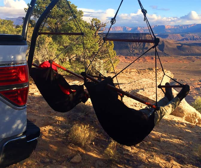 Hammaka Trailer Hitch Stand and Hammock Chairs