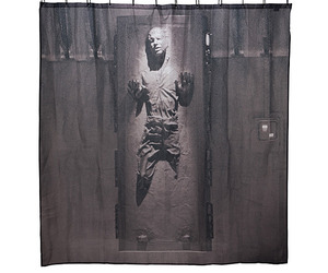 Han Solo Frozen In Carbonite Shower Curtain