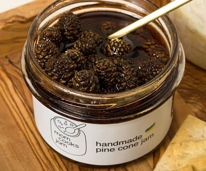 Handmade Pinecone Jam with Edible Pinecones