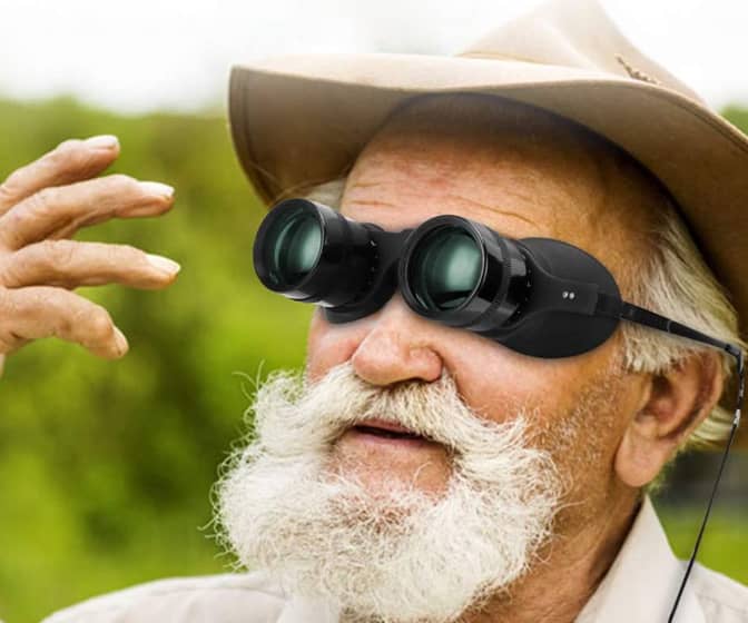 Hands-Free Binocular Glasses