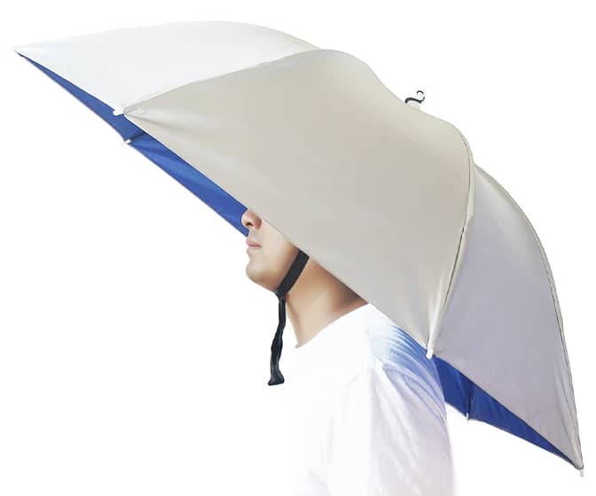 Hands-Free Umbrella Hat
