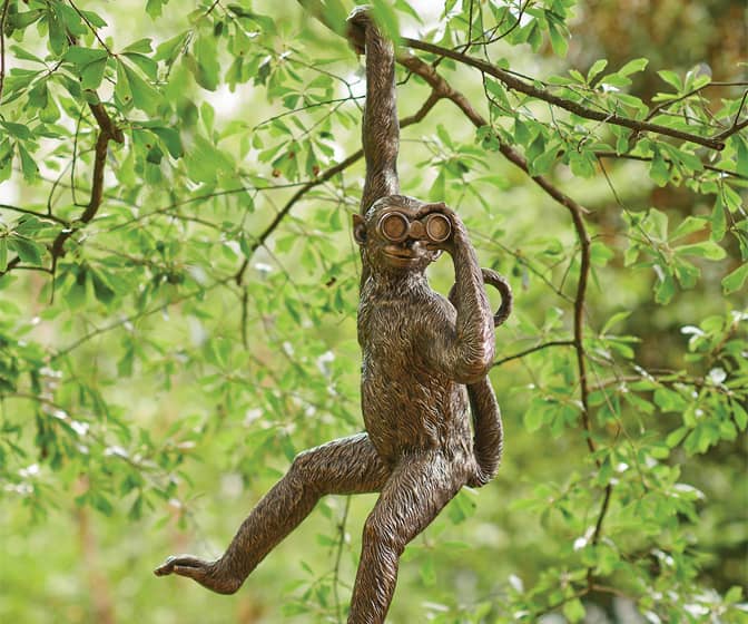 Hanging Monkey Statue