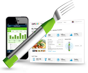 HAPIfork - Smart Fork Encourages Healthier Eating Habits