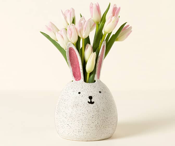 Happy Bunny Vase