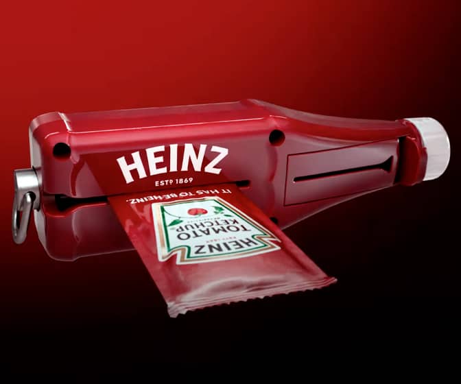 Heinz Ketchup Packet Roller - Extracts Every Last Drop!