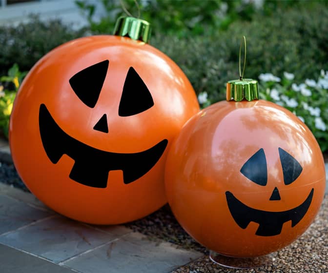 Holiballs - Giant Inflatable Halloween Jack-O'-Lantern Ornaments