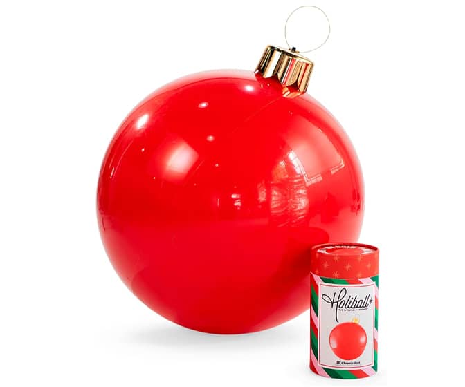 Holiballs - Gigantic Inflatable Outdoor Ornaments - 30 Inches!