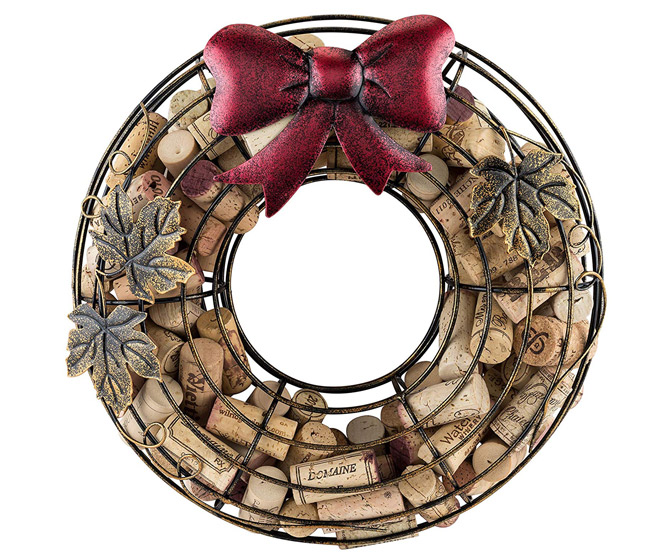 Holiday Wreath Cork Catcher