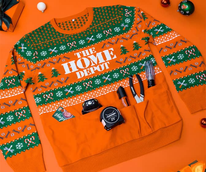 Home Depot Holiday Sweater