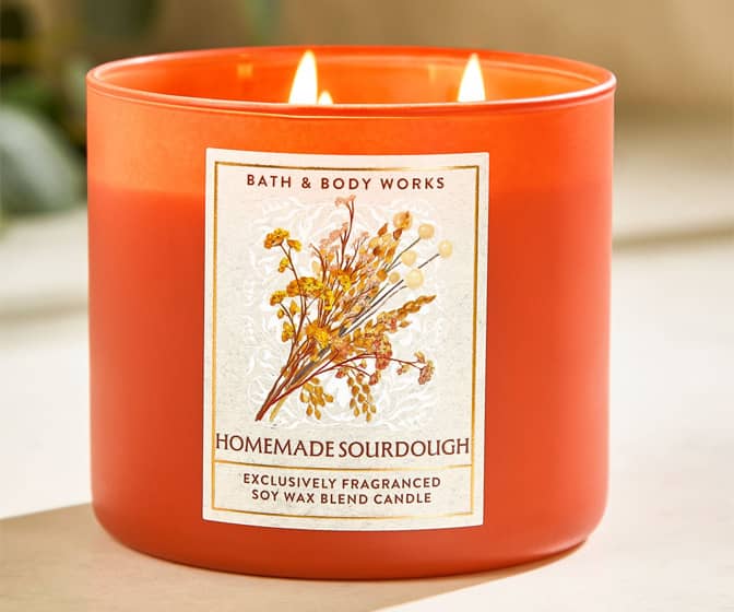 Homemade Sourdough Bread Scented Candle