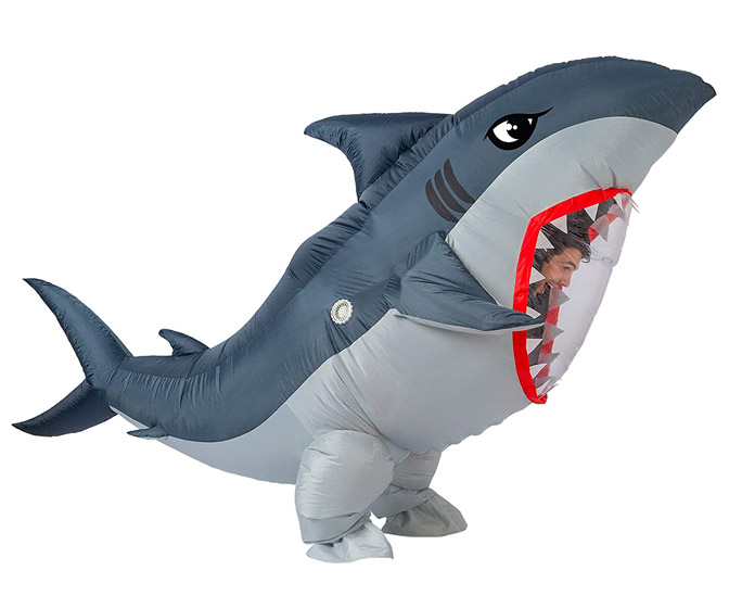 Huge Inflatable Shark Costume