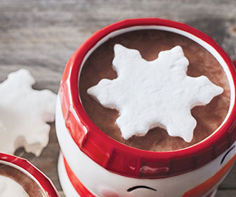 Huge Snowflake Marshmallows - Hot Cocoa Toppers