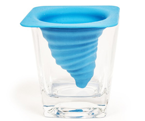 Ice Tornado - Silicone Ice Mold And Glass Tumbler