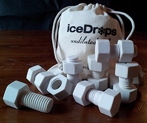 IceDrops Nuts and Bolts - Ceramic Whiskey Stones