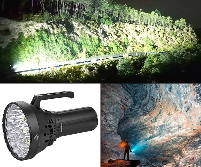 IMALENT MS32 - World's Brightest Flashlight - 200,000 Lumens!