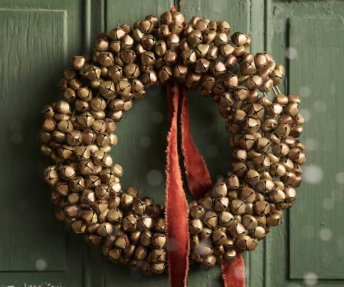 Iron Jingle Bells Wreath