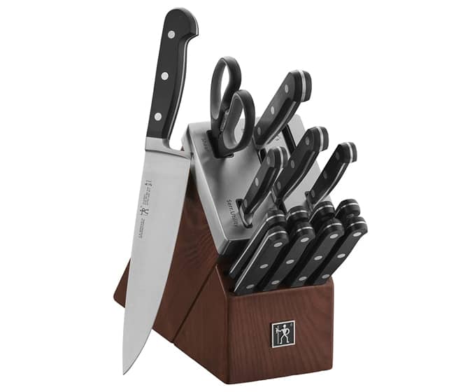 J.A. Henckels Classic Self-Sharpening Knife Block Set