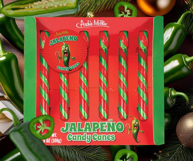 Jalapeno Candy Canes