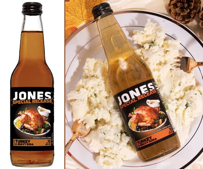 Jones Soda Turkey and Gravy Soda