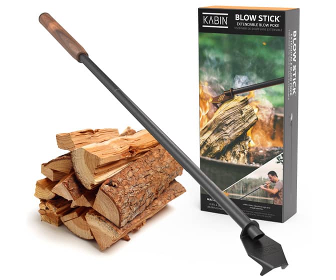 KABIN Blow Stick - Extendable Fire Poker / Blow Poke