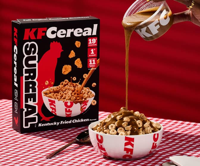 KFCereal - Savory KFC-Flavored Cereal with 11 Herbs and Spices