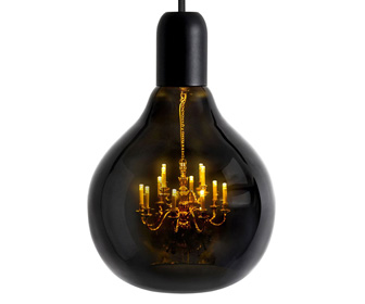 King Edison - Miniature Brass Chandelier Pendant Lamp